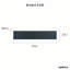Kwiet 3" x 14" Glass Metal Look Subway Tile-63513723