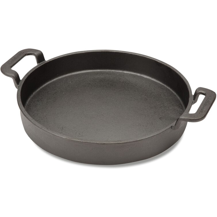 Commercial Chef Cast Iron 10.5 Round Griddle Black