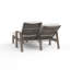 Laguna Double Reclining Chaise Lounge with Cushion-39267696