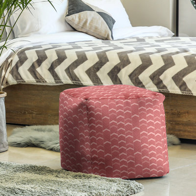 Upholstered Polyester Blend Cube