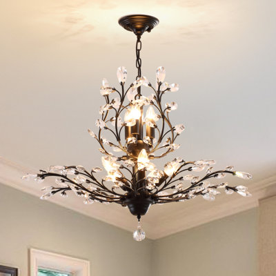Lustre en cristal 8 lumières Jamei