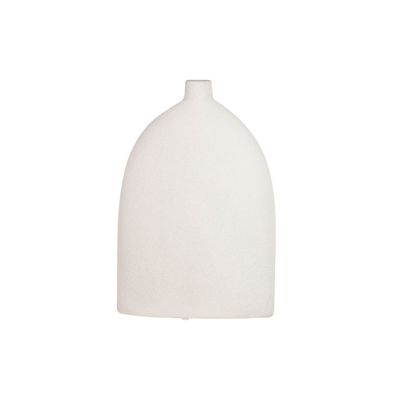 Ceramic / Porcelain Table Vase, 33cm H x 24cm W x 10cm D, Grey