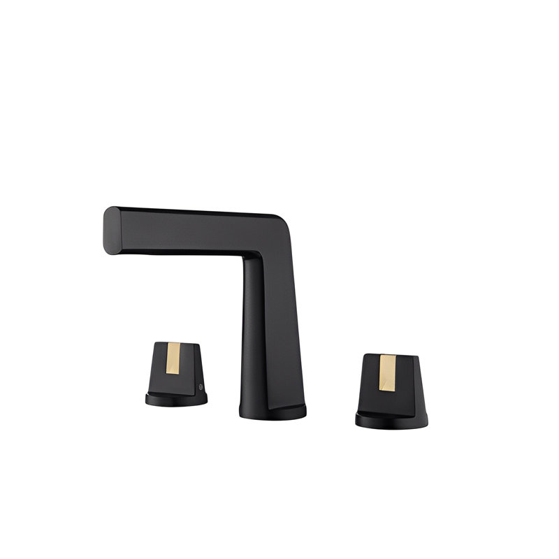 Luxor - Robinet pour salle de bain avec poignée en or brossé
