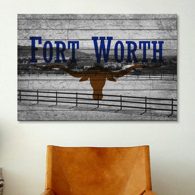 "ranch grunge" , impression sur toile flags