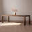 Modern simple rectangular solid wood table-109663268