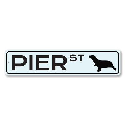Pier Street Custom Aluminum Sign