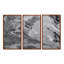 «Gray Wavy», reproduction d'art sur toile flottante 3 pièces-930537040-898982793