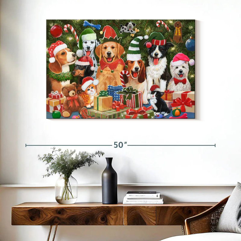 Lelend Baxter's Christmas Bash, 26" H x 39" W