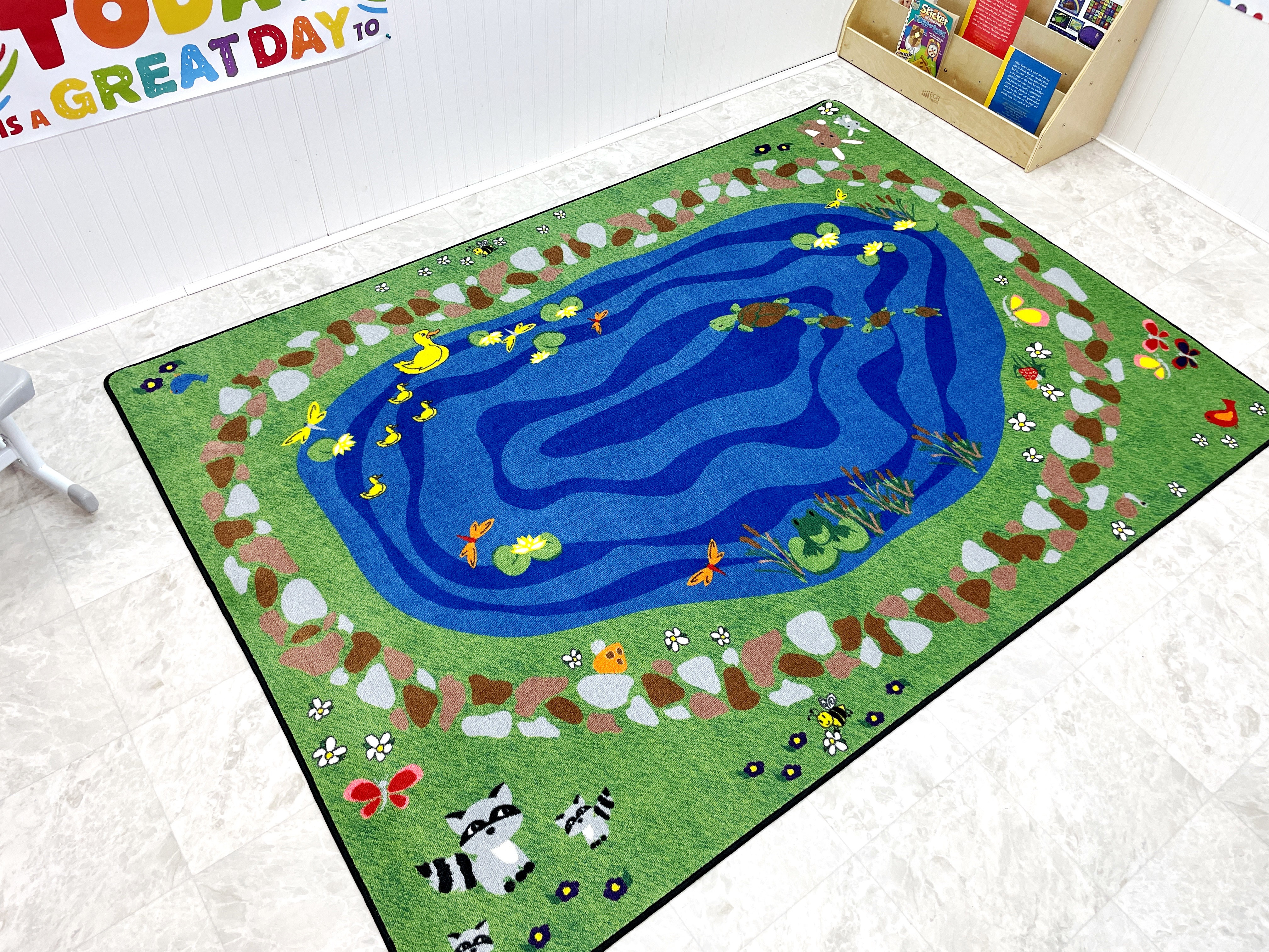 Kid Carpet KidCarpet Nature All Around Us Daycare Rug, Children's Fun ...