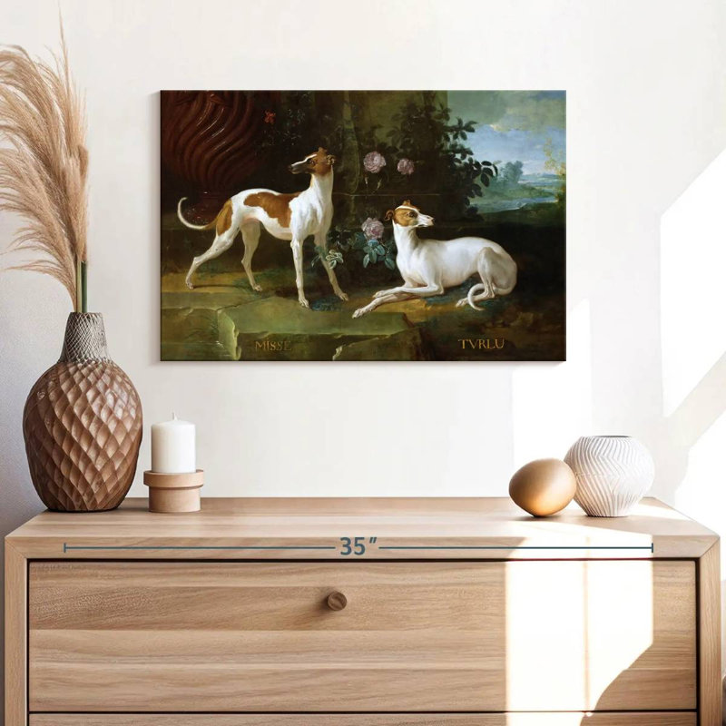 Misse And Turlu, 16" H x 24" W