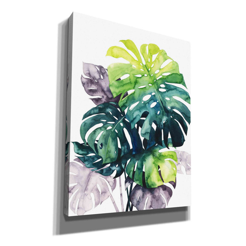 Bayou Breeze «Twilight Palms IV» par Grace Popp, art mural sur toile, H 26 po x l 18 po x P 0,75 po
