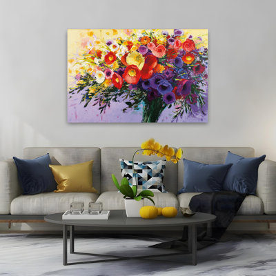 Bouquet de coquelicots blanc sauvage et floral