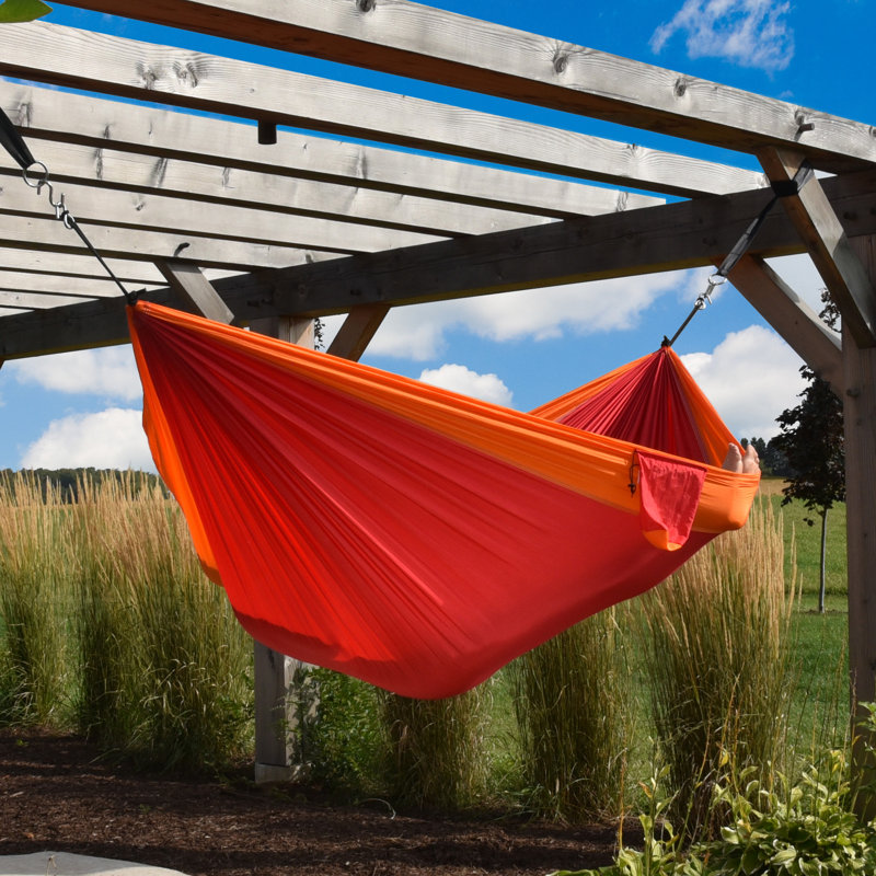 Hamac de camping double Kylee Parachute, Double, Punch / pêche
