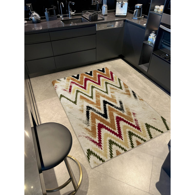 Tapis rectangulaire Bilicki, Rectangle 2 pi 8 po x 5 pi