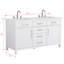 Meuble-lavabo double 60 po Wenniah-82278131