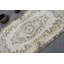 Tapis turc rétro de style Oushak beige pour décoration intérieure bohémienne / brun / beige
