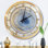 Horloge murale Farber Golden Water
