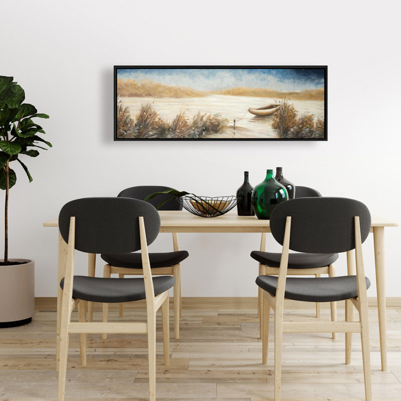 "Bateau abandonné" sur toile