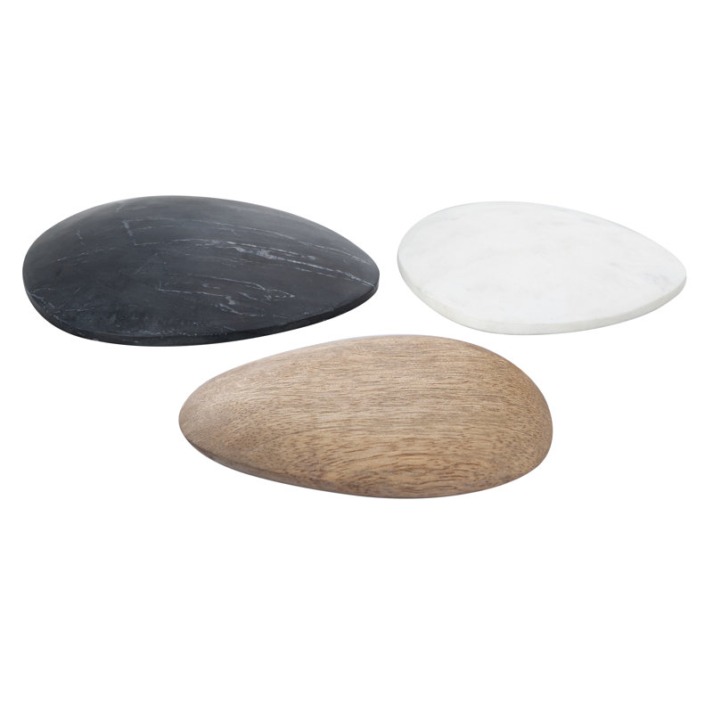 Ensemble de 3 objets décoratifs Cairn