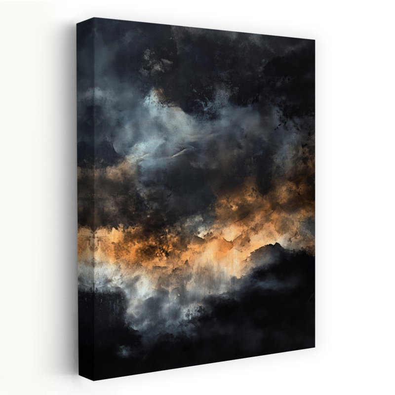 «Dramatic Sky Abstract Dramatic Ethereal Landscape Nature», art mural, 36" H x 24" W