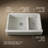 Whitehaven 36" L x 22" W Double Basin Farmhouse Kitchen Sink-10397030