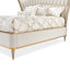  Grand lit tapissier en chenille St. Charles - Cirrus / gris tourterelle-1979642466