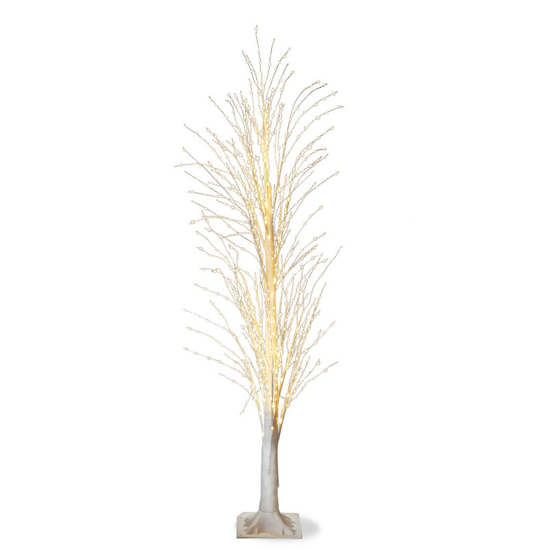 Twinkle Led Pine Tree 5Ft, White