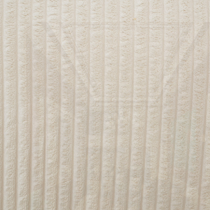 Repose-pieds rembourré carré, Tissu beige