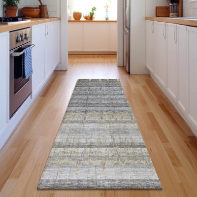 Premium Machine Washable Cerrito Gray Rug