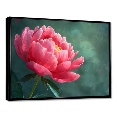 Pivoine d'été en pleine floraison II - pivoine, art mural