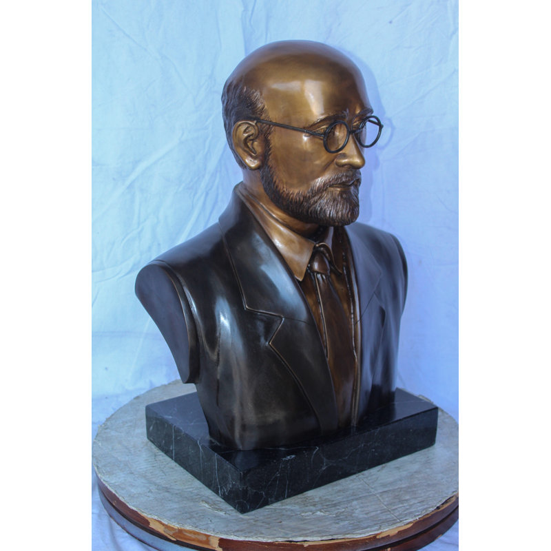 Statue en bronze de l'holocauste, collection Nifao Janusz Korczak 15 po x 11 po x H 25 po