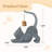 Playful Cat With Bell Ring Resin Figurines & Sculptures-1861936085
