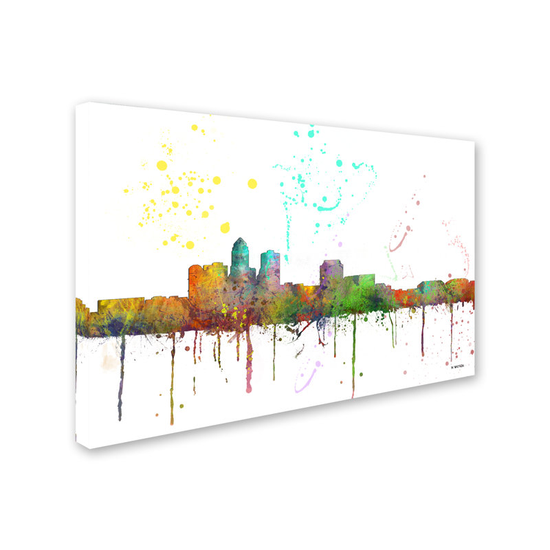 Modern & Contemporary, 22" H x 32" W x 2" D