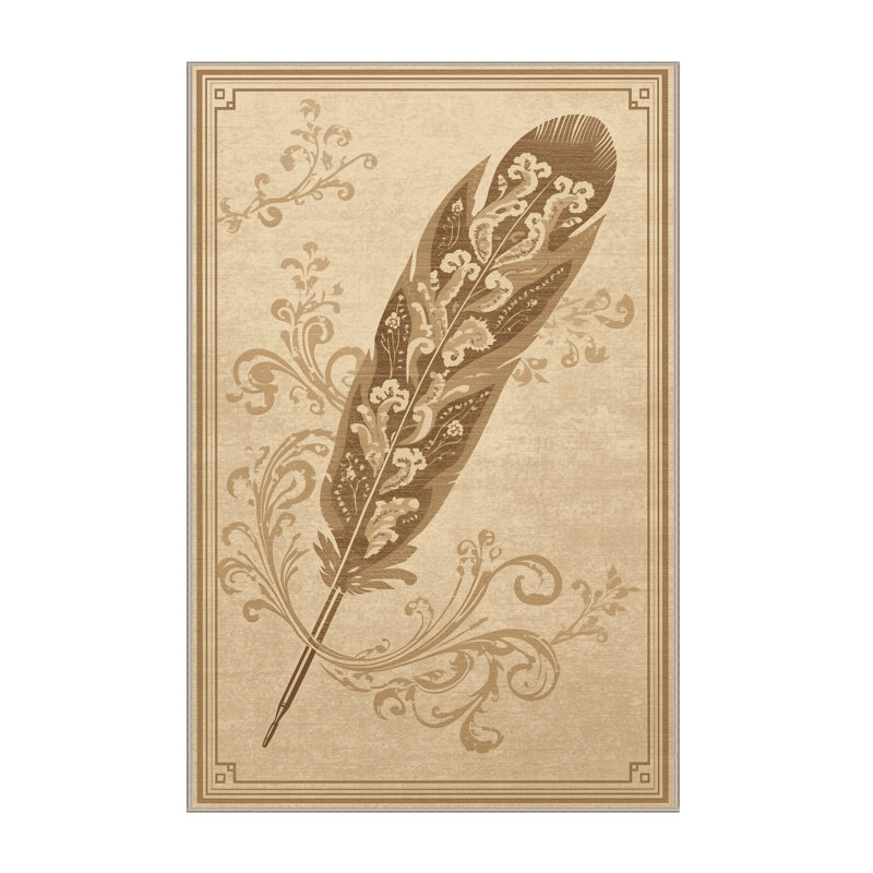 Tapis oriental classique lavable à la machine Parnika, 5 x 7