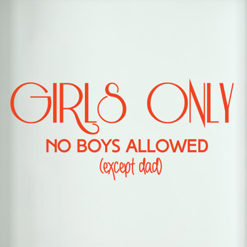 Non-Wall Damaging Wall Decal, Orange