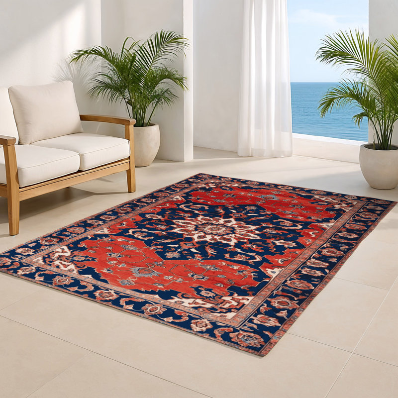 Tapis d'intérieur et d'extérieur Tabriz, Rectangle 4pi x 6 pi