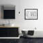 Art mural en toile flottant Get Black-544426803-544426805