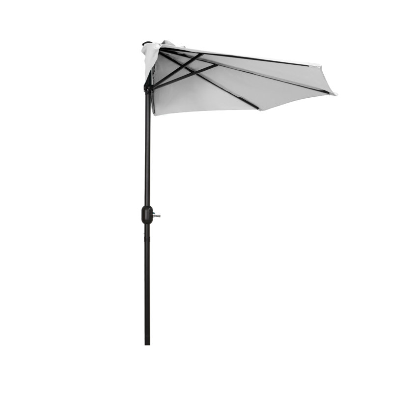Parasol de marché 9 pi Pérou, Blanc