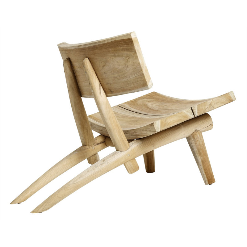 Solid + Manufactured Wood Accent Stool