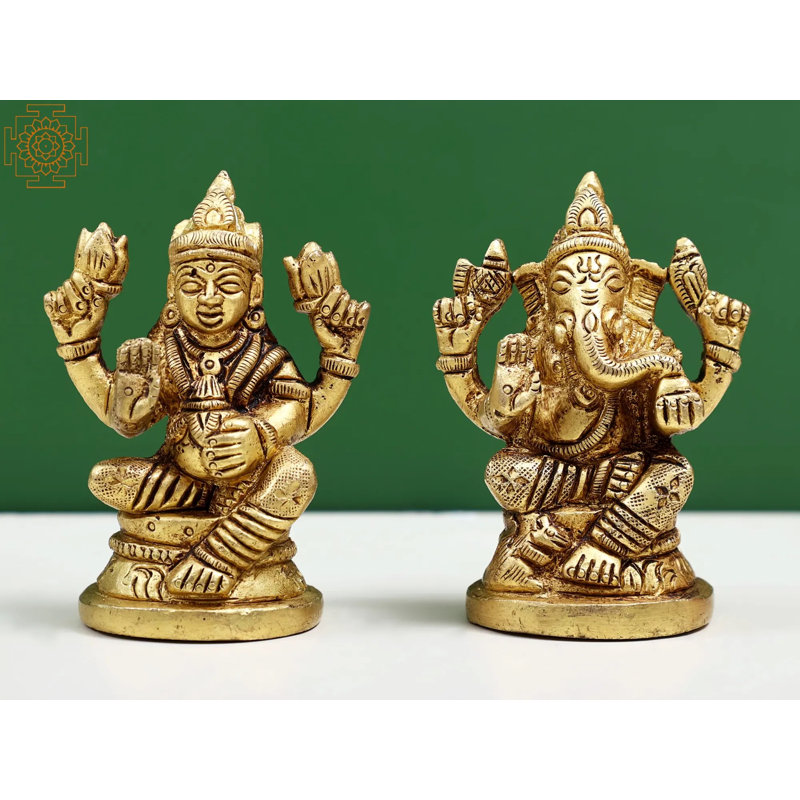 Objet décoratif Lakshmi Ganesha