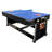 Rack Triad 7-Foot 3-In-1 Multi Game Swivel Billiard/Pool Table (Blue Felt With Black Body)