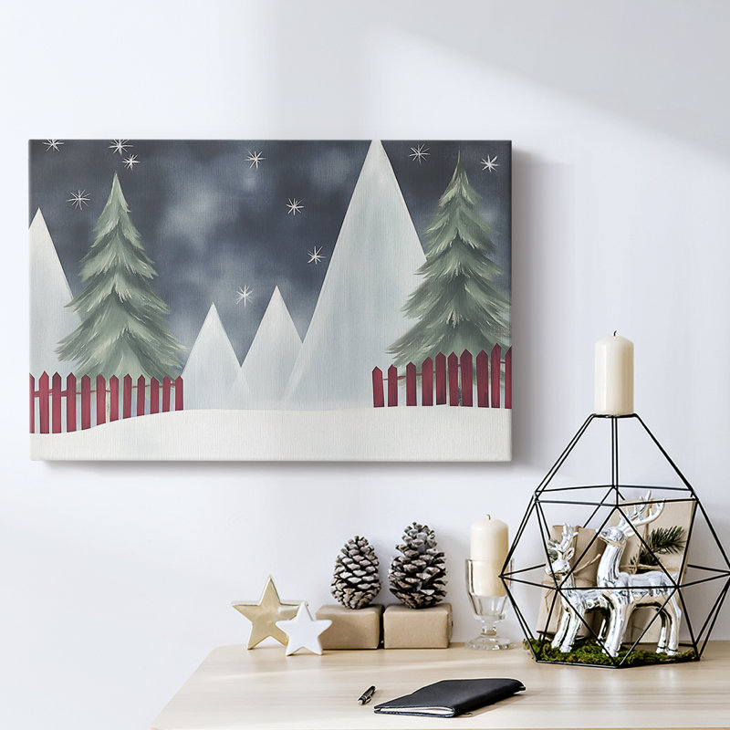 Christmas Holiday Arts - Toile tendue avec châssis XMA171525, H 8 po x l 12 po