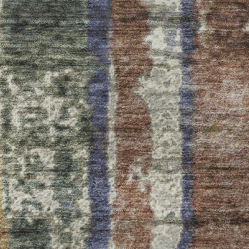 Premium Machine Washable Mayfield AMF1910 Stripes Rug, Rectangle 9' x 12'