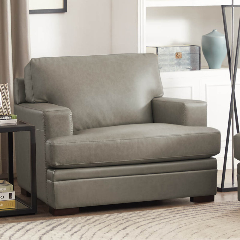 Chaise en cuir Waldwick