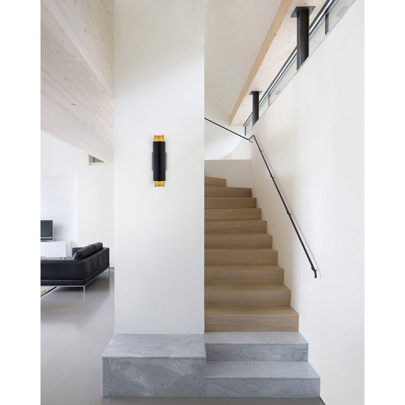 Dela Steel LED Flush Mounted Sconce
