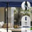 Nyasia 15 ft. x 9 ft. Rectangular Market Umbrella with Base, Navy-1802761609