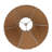14" Wide Faux Leather Tan Hexagon Shade