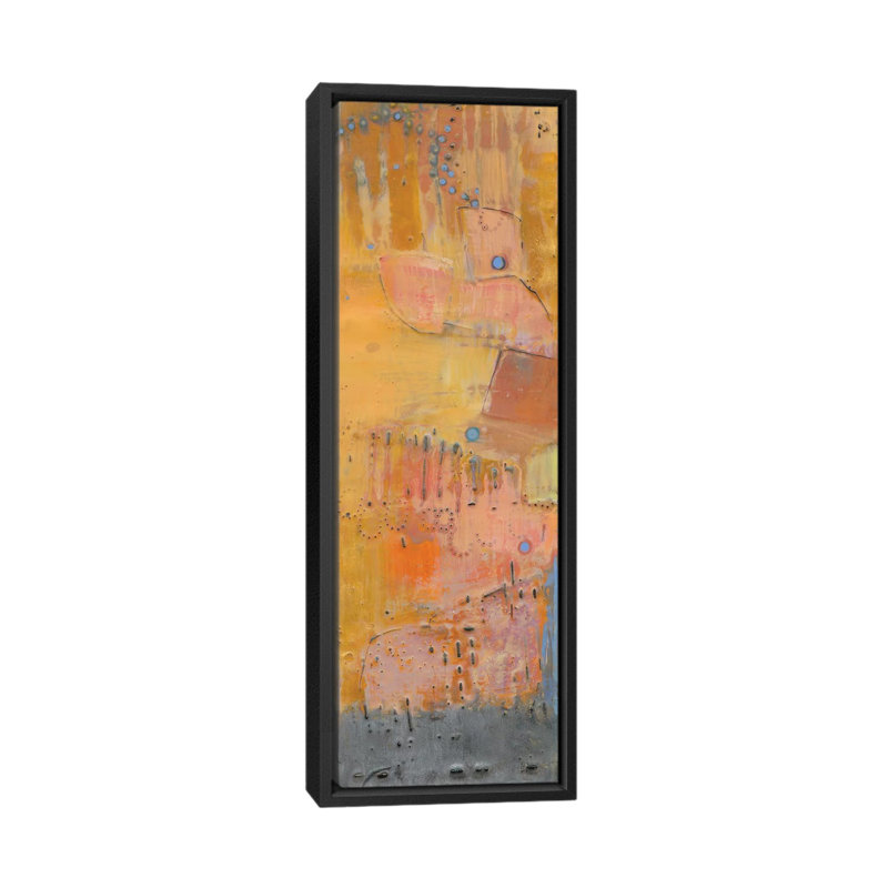 «Reedy III», reproduction sur toile, H 36 po x l 12 po x P 1,5 po, Toile avec cadre noir
