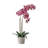 50cm Faux Flowering Plant in Ceramic Pot-396295613