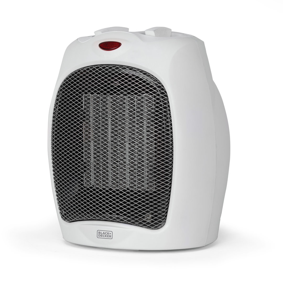 Winter Ready Series Personal 1500 Watt Electric Fan Compact Heater with Manual Control BLACK+DECKER